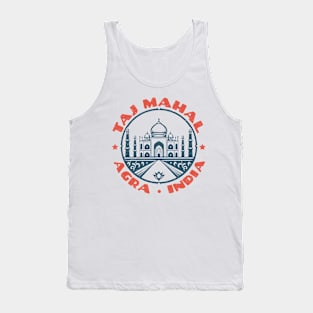 Taj Mahal - Agra India Vintage Tank Top